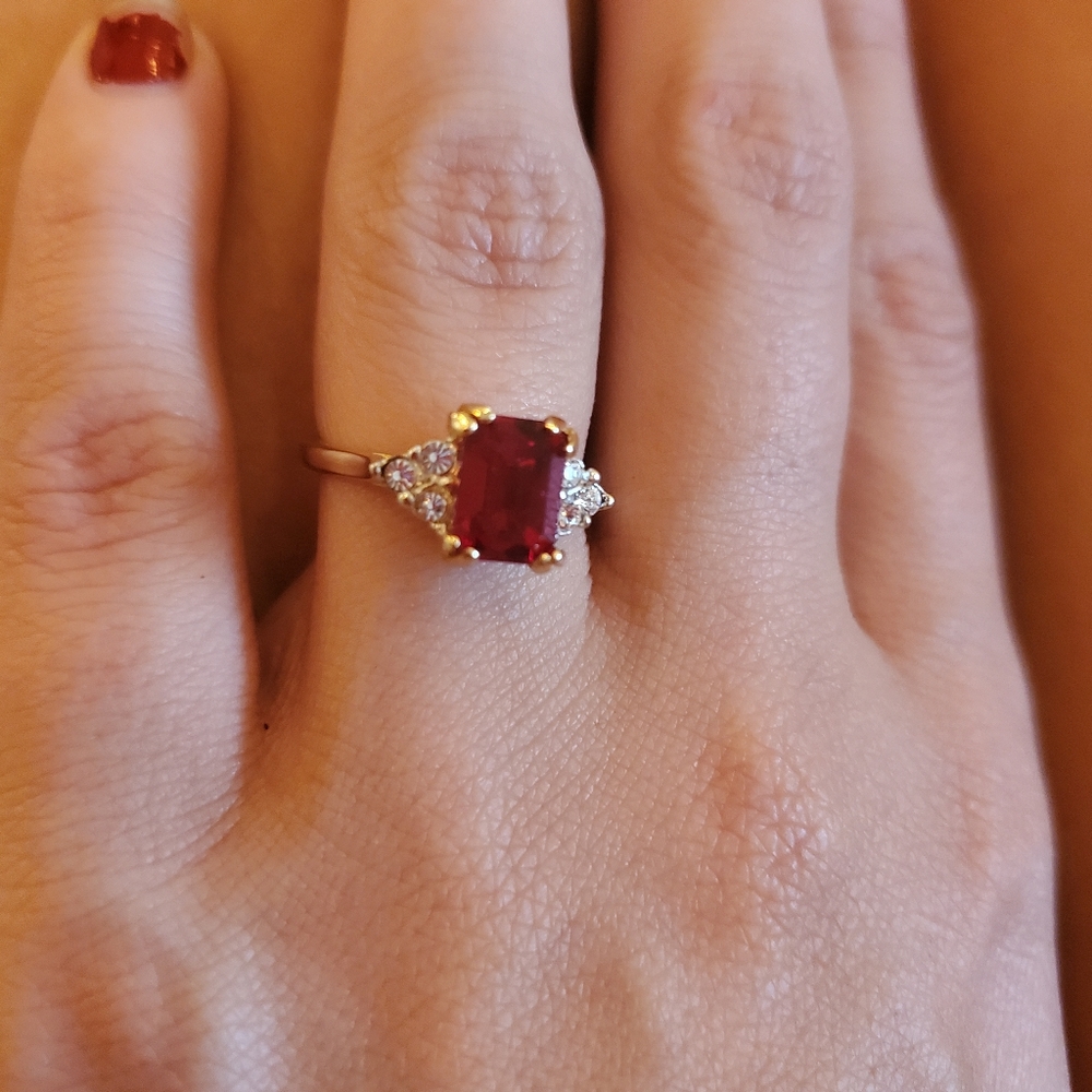 Garnet ring